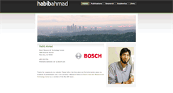 Desktop Screenshot of habibahmad.info