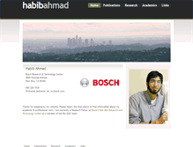 Tablet Screenshot of habibahmad.info